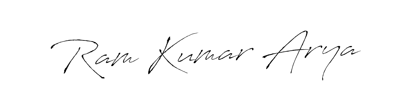 Create a beautiful signature design for name Ram Kumar Arya. With this signature (Antro_Vectra) fonts, you can make a handwritten signature for free. Ram Kumar Arya signature style 6 images and pictures png