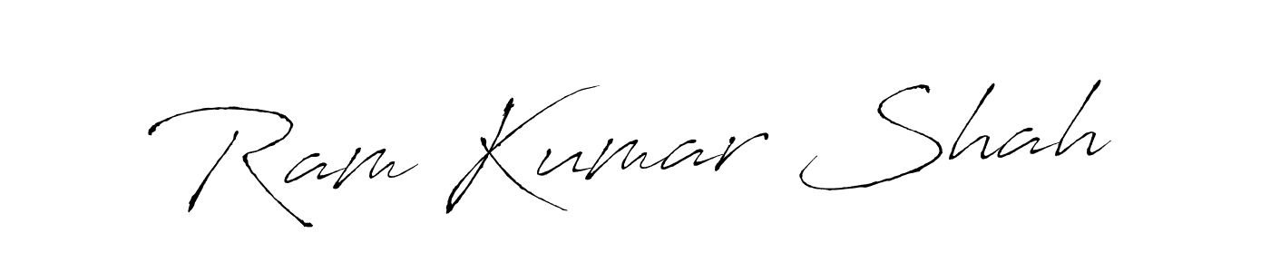 Make a beautiful signature design for name Ram Kumar Shah. With this signature (Antro_Vectra) style, you can create a handwritten signature for free. Ram Kumar Shah signature style 6 images and pictures png