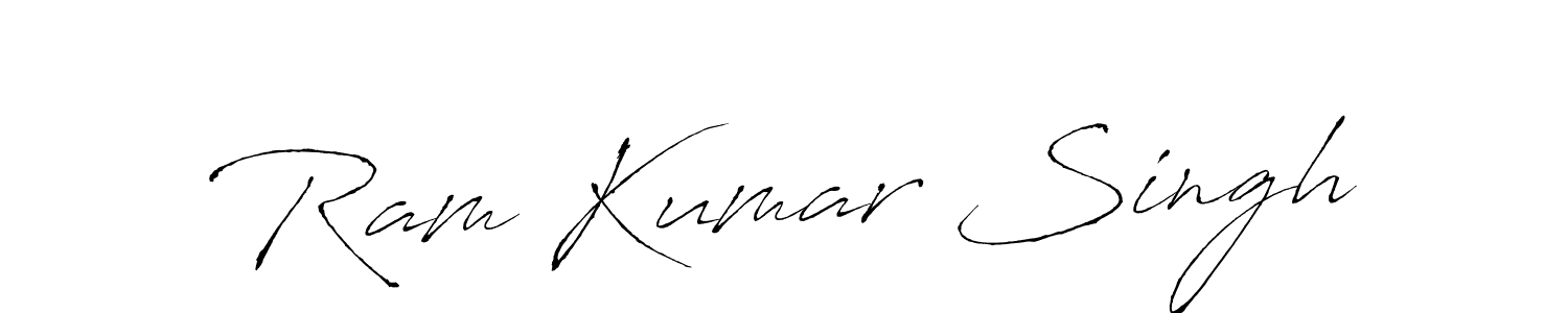 Create a beautiful signature design for name Ram Kumar Singh. With this signature (Antro_Vectra) fonts, you can make a handwritten signature for free. Ram Kumar Singh signature style 6 images and pictures png