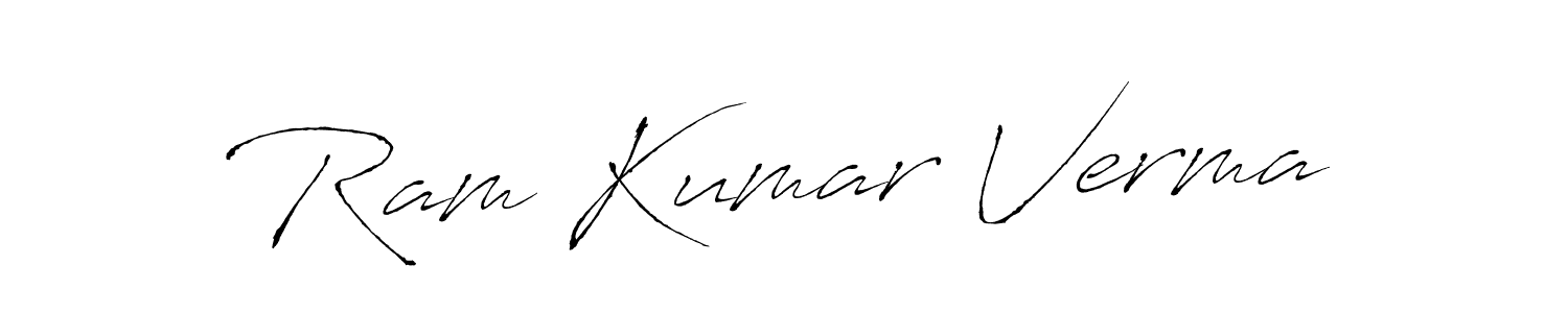 Use a signature maker to create a handwritten signature online. With this signature software, you can design (Antro_Vectra) your own signature for name Ram Kumar Verma. Ram Kumar Verma signature style 6 images and pictures png