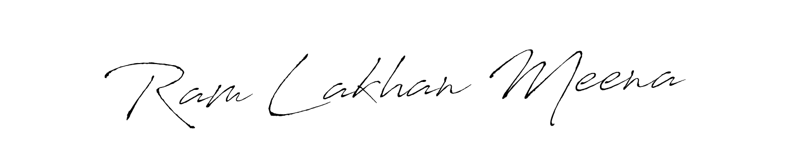 Make a beautiful signature design for name Ram Lakhan Meena. With this signature (Antro_Vectra) style, you can create a handwritten signature for free. Ram Lakhan Meena signature style 6 images and pictures png