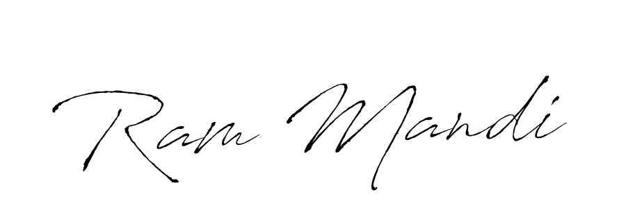 Also You can easily find your signature by using the search form. We will create Ram Mandi name handwritten signature images for you free of cost using Antro_Vectra sign style. Ram Mandi signature style 6 images and pictures png