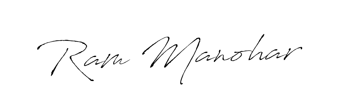 How to make Ram Manohar signature? Antro_Vectra is a professional autograph style. Create handwritten signature for Ram Manohar name. Ram Manohar signature style 6 images and pictures png