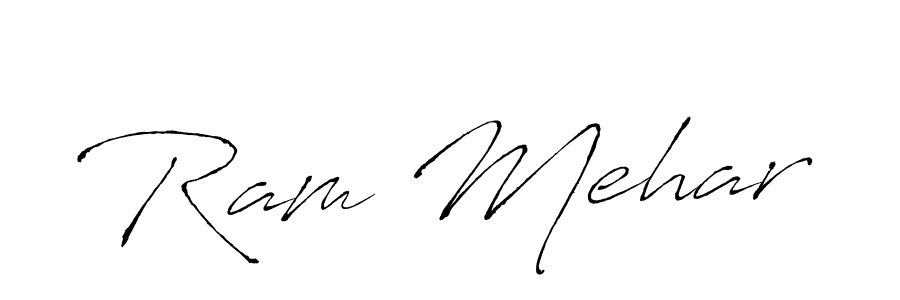 Also we have Ram Mehar name is the best signature style. Create professional handwritten signature collection using Antro_Vectra autograph style. Ram Mehar signature style 6 images and pictures png