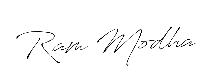 How to make Ram Modha signature? Antro_Vectra is a professional autograph style. Create handwritten signature for Ram Modha name. Ram Modha signature style 6 images and pictures png