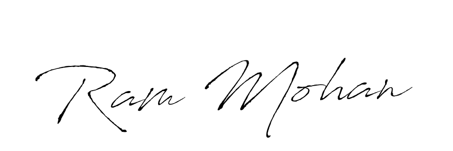 Antro_Vectra is a professional signature style that is perfect for those who want to add a touch of class to their signature. It is also a great choice for those who want to make their signature more unique. Get Ram Mohan name to fancy signature for free. Ram Mohan signature style 6 images and pictures png