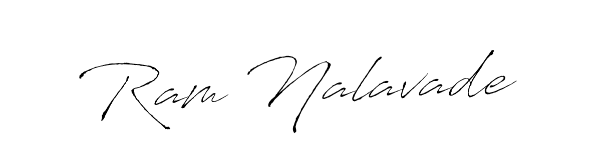 Design your own signature with our free online signature maker. With this signature software, you can create a handwritten (Antro_Vectra) signature for name Ram Nalavade. Ram Nalavade signature style 6 images and pictures png