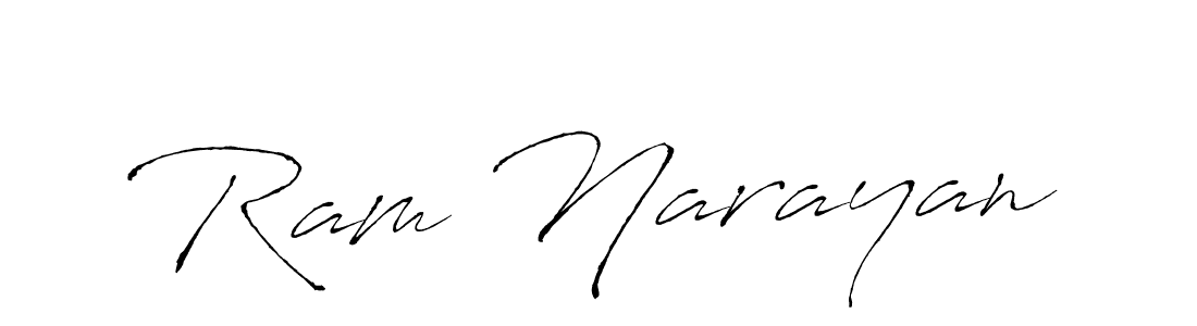 Create a beautiful signature design for name Ram Narayan. With this signature (Antro_Vectra) fonts, you can make a handwritten signature for free. Ram Narayan signature style 6 images and pictures png