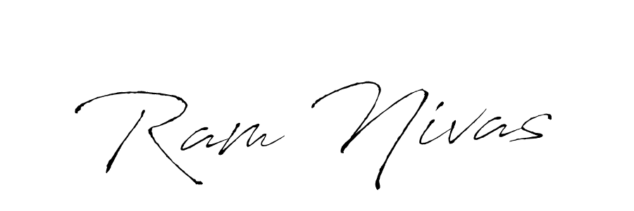 It looks lik you need a new signature style for name Ram Nivas. Design unique handwritten (Antro_Vectra) signature with our free signature maker in just a few clicks. Ram Nivas signature style 6 images and pictures png