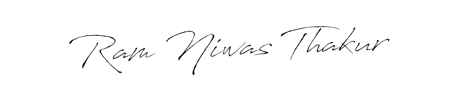 Make a beautiful signature design for name Ram Niwas Thakur. With this signature (Antro_Vectra) style, you can create a handwritten signature for free. Ram Niwas Thakur signature style 6 images and pictures png