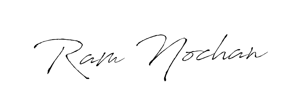 The best way (Antro_Vectra) to make a short signature is to pick only two or three words in your name. The name Ram Nochan include a total of six letters. For converting this name. Ram Nochan signature style 6 images and pictures png