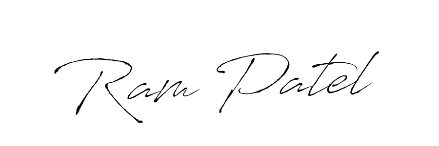 How to make Ram Patel name signature. Use Antro_Vectra style for creating short signs online. This is the latest handwritten sign. Ram Patel signature style 6 images and pictures png