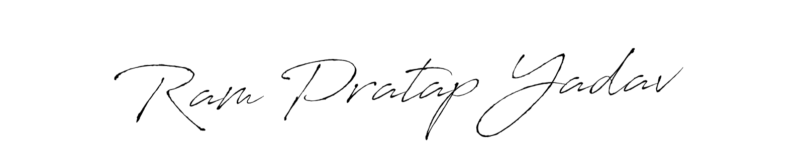 Create a beautiful signature design for name Ram Pratap Yadav. With this signature (Antro_Vectra) fonts, you can make a handwritten signature for free. Ram Pratap Yadav signature style 6 images and pictures png