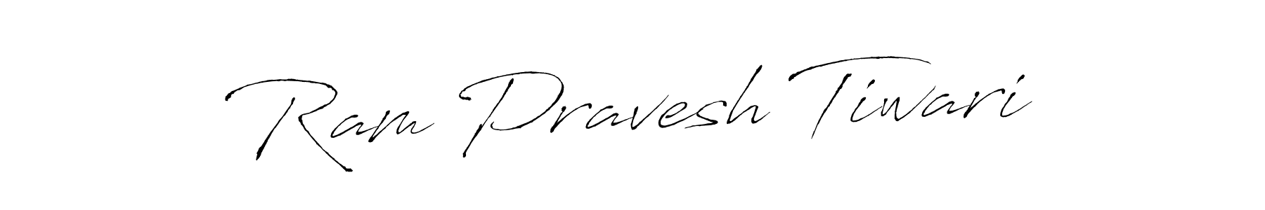 You should practise on your own different ways (Antro_Vectra) to write your name (Ram Pravesh Tiwari) in signature. don't let someone else do it for you. Ram Pravesh Tiwari signature style 6 images and pictures png