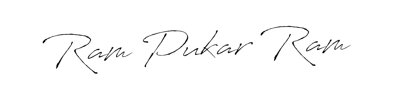 Also You can easily find your signature by using the search form. We will create Ram Pukar Ram name handwritten signature images for you free of cost using Antro_Vectra sign style. Ram Pukar Ram signature style 6 images and pictures png