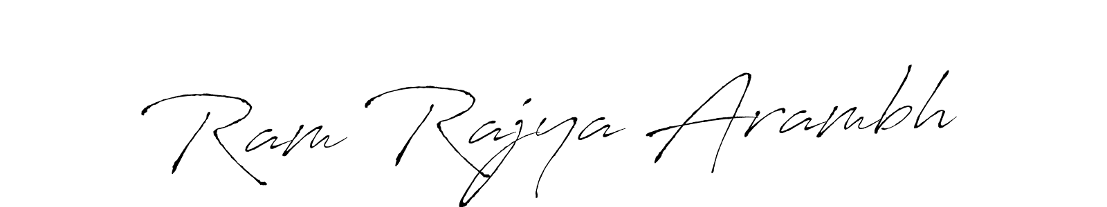 This is the best signature style for the Ram Rajya Arambh name. Also you like these signature font (Antro_Vectra). Mix name signature. Ram Rajya Arambh signature style 6 images and pictures png