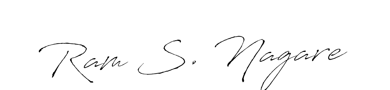 Use a signature maker to create a handwritten signature online. With this signature software, you can design (Antro_Vectra) your own signature for name Ram S. Nagare. Ram S. Nagare signature style 6 images and pictures png