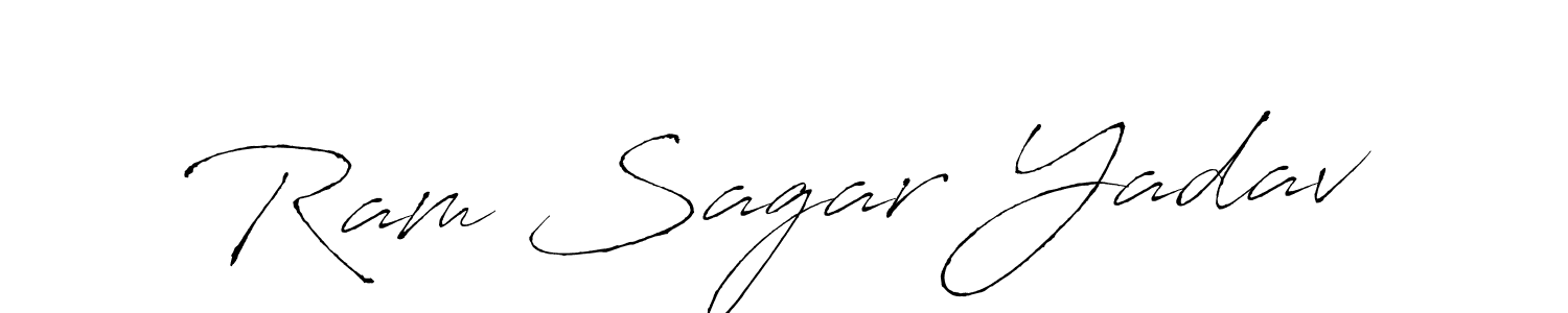 How to make Ram Sagar Yadav signature? Antro_Vectra is a professional autograph style. Create handwritten signature for Ram Sagar Yadav name. Ram Sagar Yadav signature style 6 images and pictures png