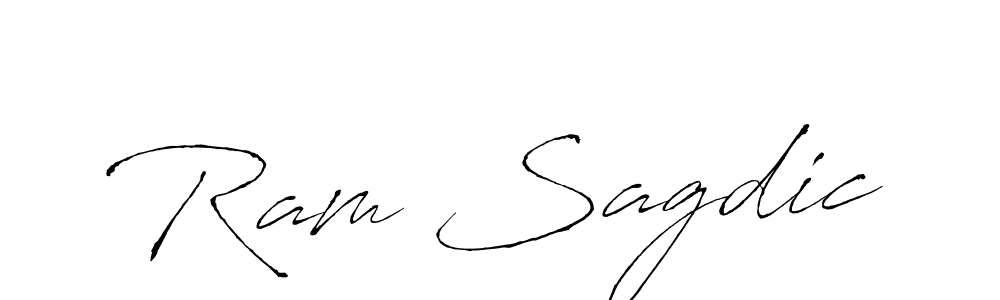 It looks lik you need a new signature style for name Ram Sagdic. Design unique handwritten (Antro_Vectra) signature with our free signature maker in just a few clicks. Ram Sagdic signature style 6 images and pictures png