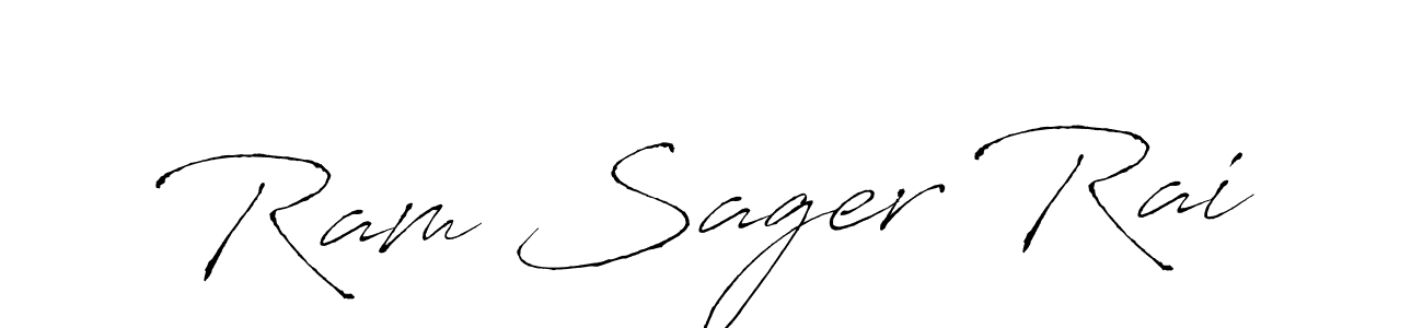Use a signature maker to create a handwritten signature online. With this signature software, you can design (Antro_Vectra) your own signature for name Ram Sager Rai. Ram Sager Rai signature style 6 images and pictures png