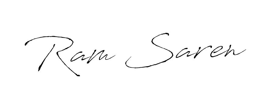 Make a beautiful signature design for name Ram Saren. With this signature (Antro_Vectra) style, you can create a handwritten signature for free. Ram Saren signature style 6 images and pictures png