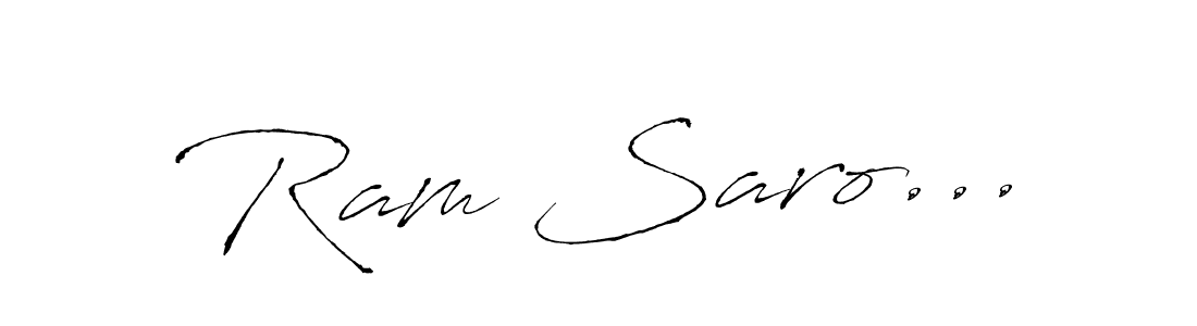 Also we have Ram Saro... name is the best signature style. Create professional handwritten signature collection using Antro_Vectra autograph style. Ram Saro... signature style 6 images and pictures png