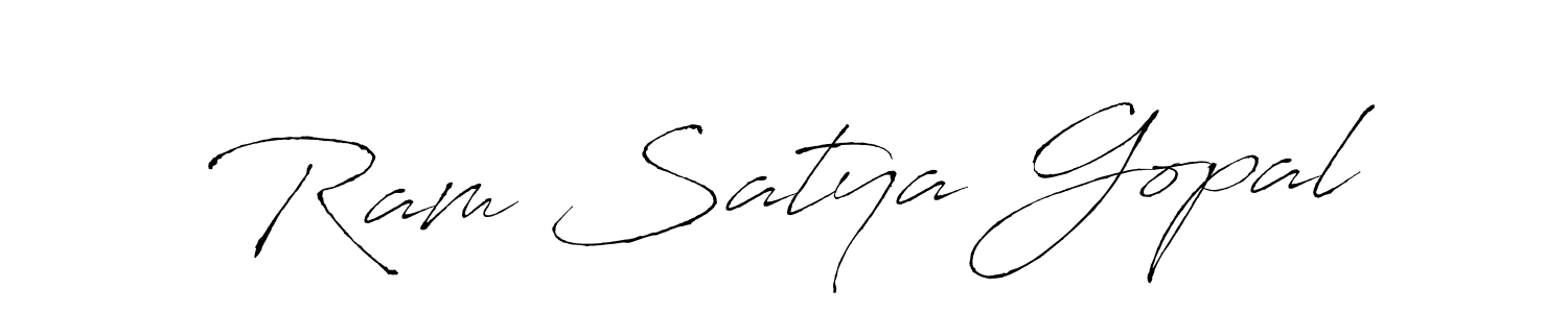 Ram Satya Gopal stylish signature style. Best Handwritten Sign (Antro_Vectra) for my name. Handwritten Signature Collection Ideas for my name Ram Satya Gopal. Ram Satya Gopal signature style 6 images and pictures png