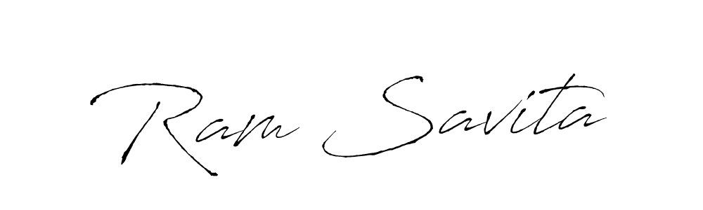 Ram Savita stylish signature style. Best Handwritten Sign (Antro_Vectra) for my name. Handwritten Signature Collection Ideas for my name Ram Savita. Ram Savita signature style 6 images and pictures png