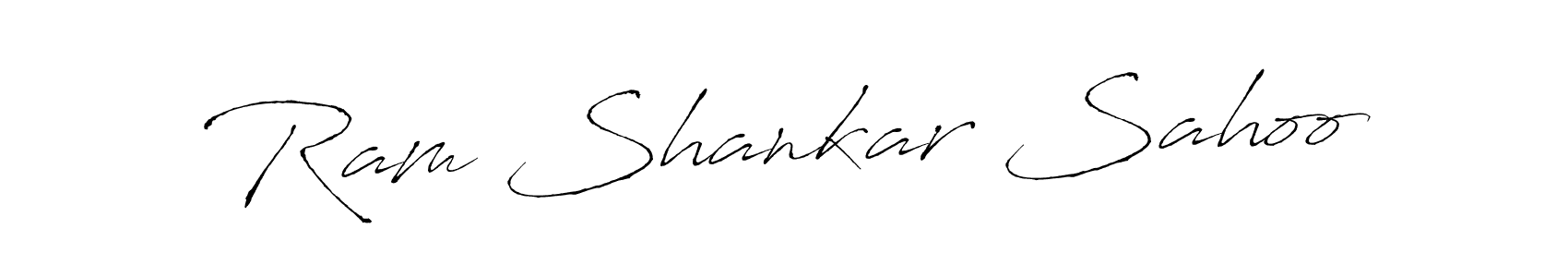 Make a beautiful signature design for name Ram Shankar Sahoo. With this signature (Antro_Vectra) style, you can create a handwritten signature for free. Ram Shankar Sahoo signature style 6 images and pictures png