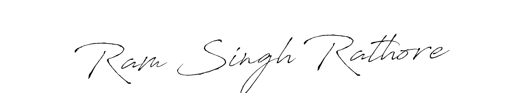 How to make Ram Singh Rathore name signature. Use Antro_Vectra style for creating short signs online. This is the latest handwritten sign. Ram Singh Rathore signature style 6 images and pictures png