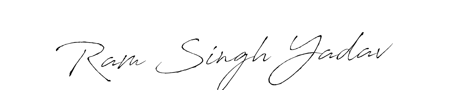 You should practise on your own different ways (Antro_Vectra) to write your name (Ram Singh Yadav) in signature. don't let someone else do it for you. Ram Singh Yadav signature style 6 images and pictures png