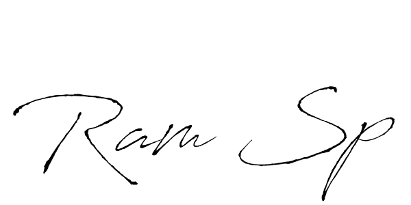 Ram Sp stylish signature style. Best Handwritten Sign (Antro_Vectra) for my name. Handwritten Signature Collection Ideas for my name Ram Sp. Ram Sp signature style 6 images and pictures png