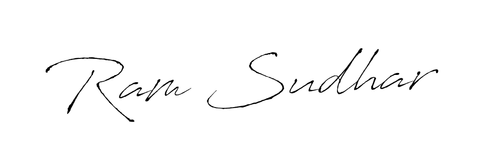 Make a beautiful signature design for name Ram Sudhar. With this signature (Antro_Vectra) style, you can create a handwritten signature for free. Ram Sudhar signature style 6 images and pictures png