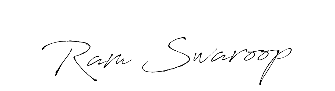 Make a beautiful signature design for name Ram Swaroop. With this signature (Antro_Vectra) style, you can create a handwritten signature for free. Ram Swaroop signature style 6 images and pictures png