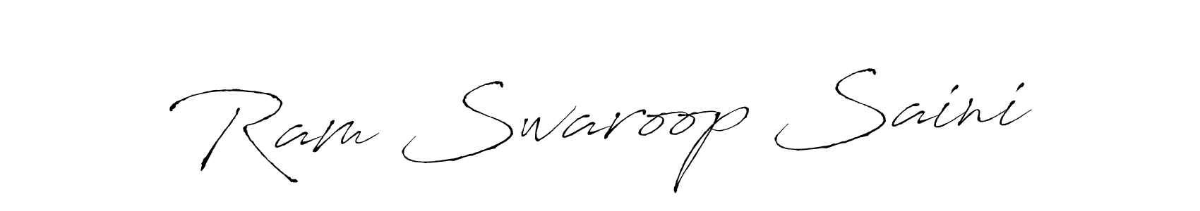 Ram Swaroop Saini stylish signature style. Best Handwritten Sign (Antro_Vectra) for my name. Handwritten Signature Collection Ideas for my name Ram Swaroop Saini. Ram Swaroop Saini signature style 6 images and pictures png