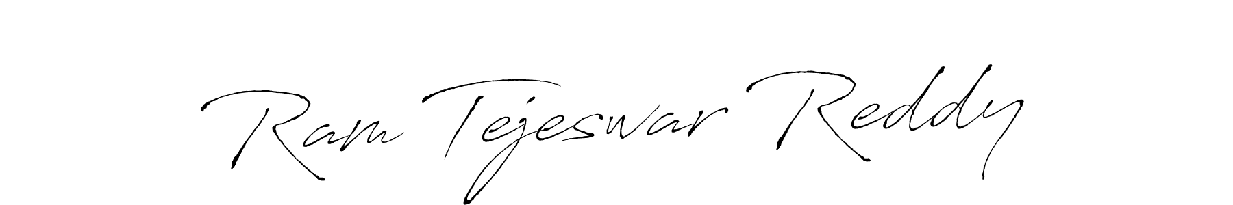 Create a beautiful signature design for name Ram Tejeswar Reddy. With this signature (Antro_Vectra) fonts, you can make a handwritten signature for free. Ram Tejeswar Reddy signature style 6 images and pictures png