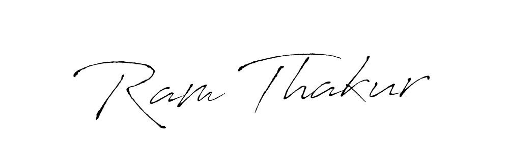 Create a beautiful signature design for name Ram Thakur. With this signature (Antro_Vectra) fonts, you can make a handwritten signature for free. Ram Thakur signature style 6 images and pictures png