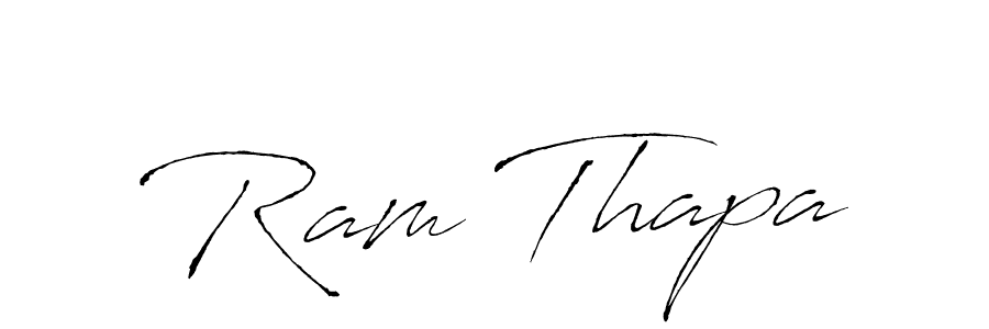 Design your own signature with our free online signature maker. With this signature software, you can create a handwritten (Antro_Vectra) signature for name Ram Thapa. Ram Thapa signature style 6 images and pictures png