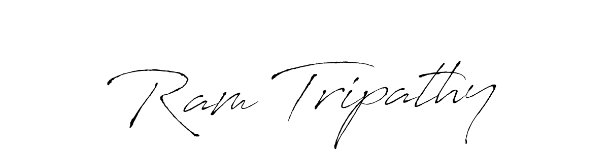 Make a beautiful signature design for name Ram Tripathy. With this signature (Antro_Vectra) style, you can create a handwritten signature for free. Ram Tripathy signature style 6 images and pictures png