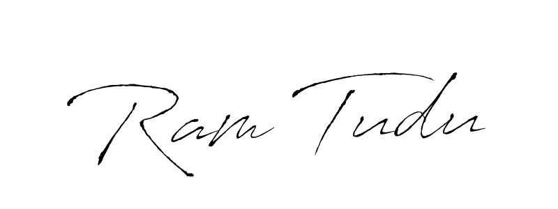 How to Draw Ram Tudu signature style? Antro_Vectra is a latest design signature styles for name Ram Tudu. Ram Tudu signature style 6 images and pictures png