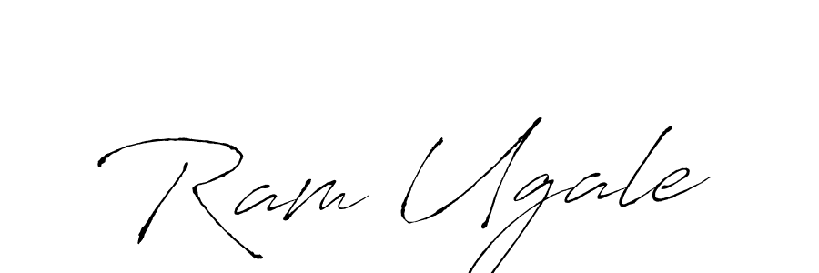 Ram Ugale stylish signature style. Best Handwritten Sign (Antro_Vectra) for my name. Handwritten Signature Collection Ideas for my name Ram Ugale. Ram Ugale signature style 6 images and pictures png