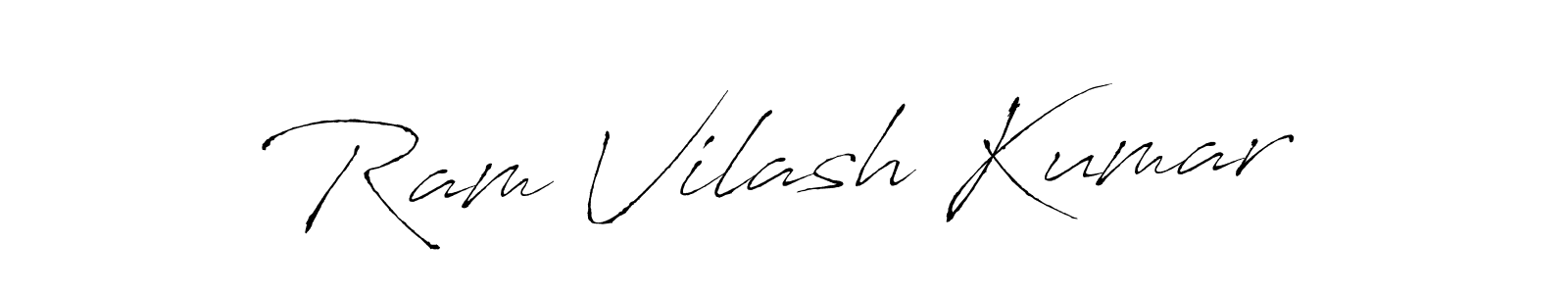 Use a signature maker to create a handwritten signature online. With this signature software, you can design (Antro_Vectra) your own signature for name Ram Vilash Kumar. Ram Vilash Kumar signature style 6 images and pictures png