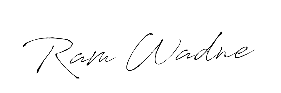 How to make Ram Wadne signature? Antro_Vectra is a professional autograph style. Create handwritten signature for Ram Wadne name. Ram Wadne signature style 6 images and pictures png
