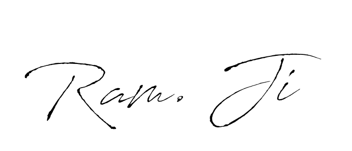 Ram. Ji stylish signature style. Best Handwritten Sign (Antro_Vectra) for my name. Handwritten Signature Collection Ideas for my name Ram. Ji. Ram. Ji signature style 6 images and pictures png