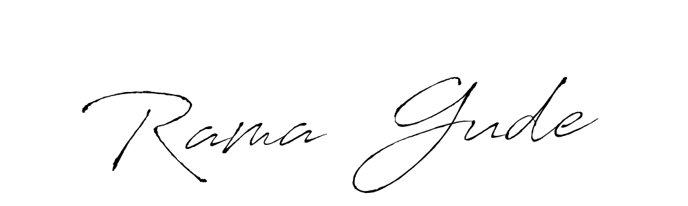 Make a short Rama  Gude signature style. Manage your documents anywhere anytime using Antro_Vectra. Create and add eSignatures, submit forms, share and send files easily. Rama  Gude signature style 6 images and pictures png