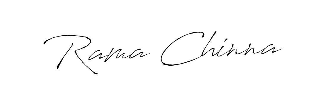 Design your own signature with our free online signature maker. With this signature software, you can create a handwritten (Antro_Vectra) signature for name Rama Chinna. Rama Chinna signature style 6 images and pictures png