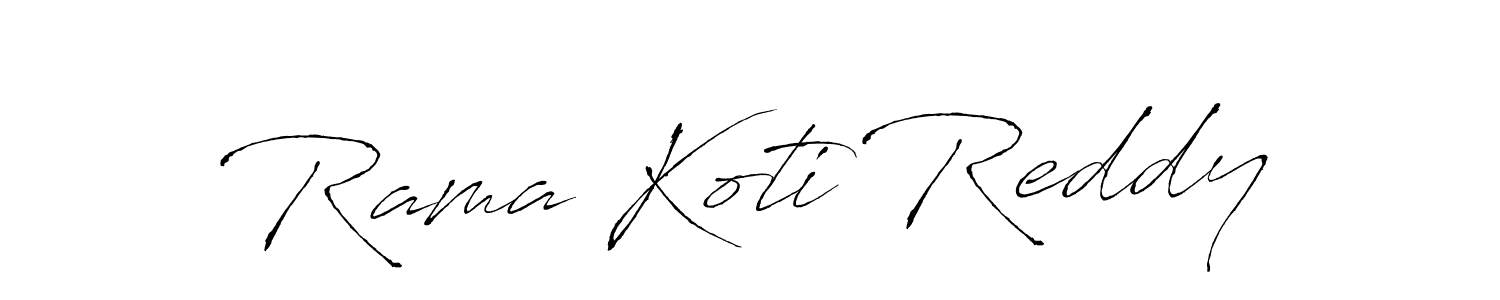 It looks lik you need a new signature style for name Rama Koti Reddy. Design unique handwritten (Antro_Vectra) signature with our free signature maker in just a few clicks. Rama Koti Reddy signature style 6 images and pictures png