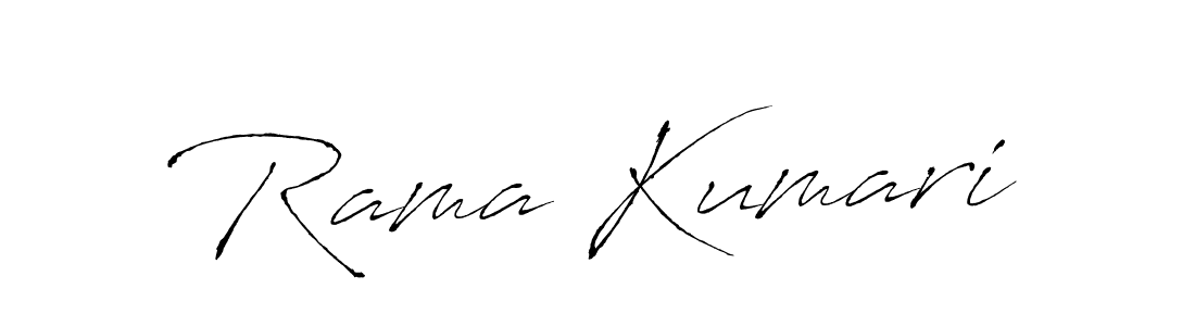 Create a beautiful signature design for name Rama Kumari. With this signature (Antro_Vectra) fonts, you can make a handwritten signature for free. Rama Kumari signature style 6 images and pictures png