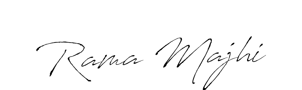 Create a beautiful signature design for name Rama Majhi. With this signature (Antro_Vectra) fonts, you can make a handwritten signature for free. Rama Majhi signature style 6 images and pictures png
