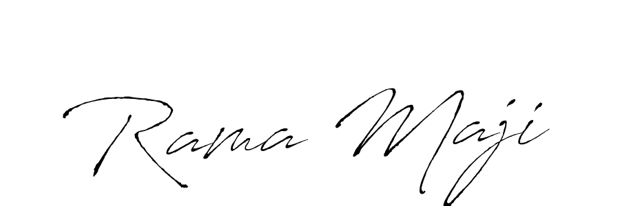 How to make Rama Maji name signature. Use Antro_Vectra style for creating short signs online. This is the latest handwritten sign. Rama Maji signature style 6 images and pictures png